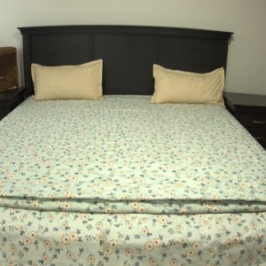 Infii Brida Double Bed Duvet + King Size Bedsheet Set #AQ1111