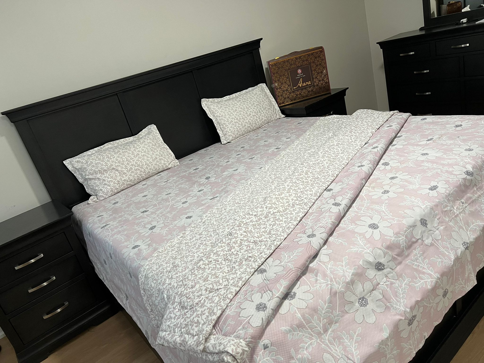 Infii Brida double bed duvet + king size bedsheet set #AQ1007