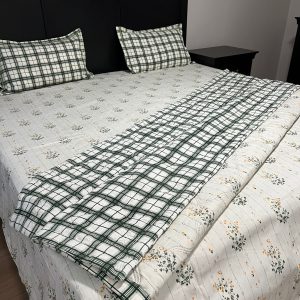 Infii Brida double bed duvet + king size bedsheet set #AQ1008